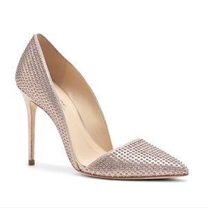 Vince Camuto silver heels